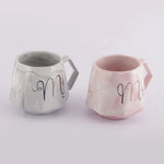 Mr & Mrs Mug| Marble Pattern Mug