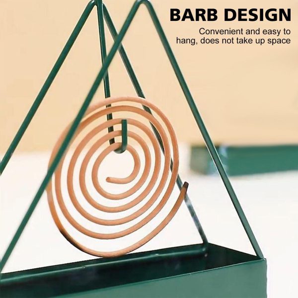 Iron Mosquito Coil Holder | Incense Holders Coil | Incense Burner Frame | Modern Repellent Incense Rack For Household Bedroom Patio | Home Accessories