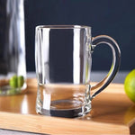 Delisoga Milkshake Glass with Solid Handle 2-Pcs