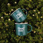 Plant Lady Green Ceramic Coffee Mug