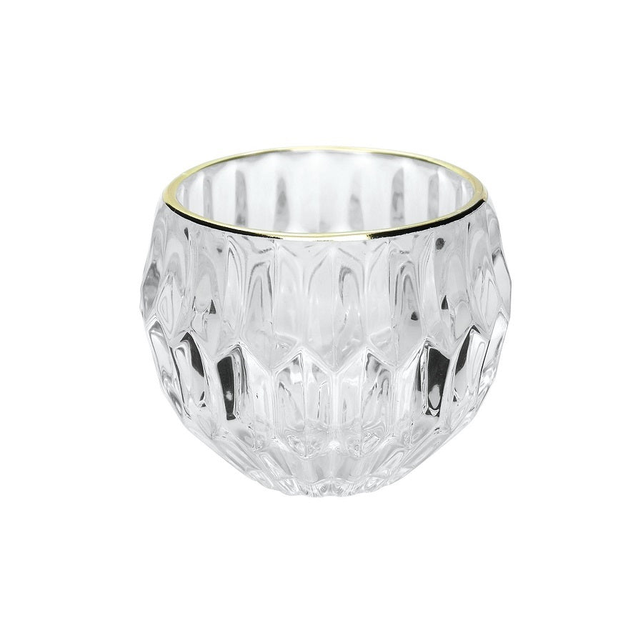 Crystal Glass Candle Holder