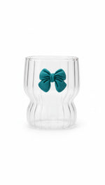 Ripple Bow Glass Coffee Mug