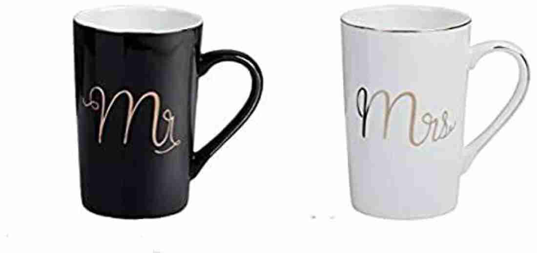 Mr & Mrs Ceramic Coffee Couple Mug