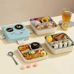 Cartoon Animal Lunch Box – Portable Kids Lunchbox with Compartments & Fun Character Designs