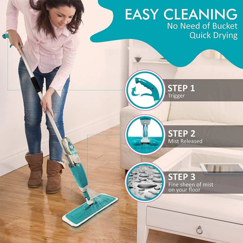 Microfiber Spray Mop Squeegee | Home Office Cleaner