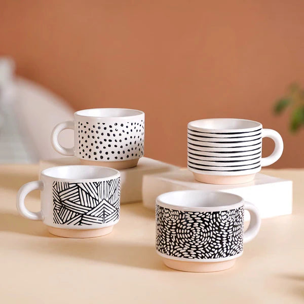 Ceramic Cup Tea & Coffee Mug with Matt Finish | 1-Pc