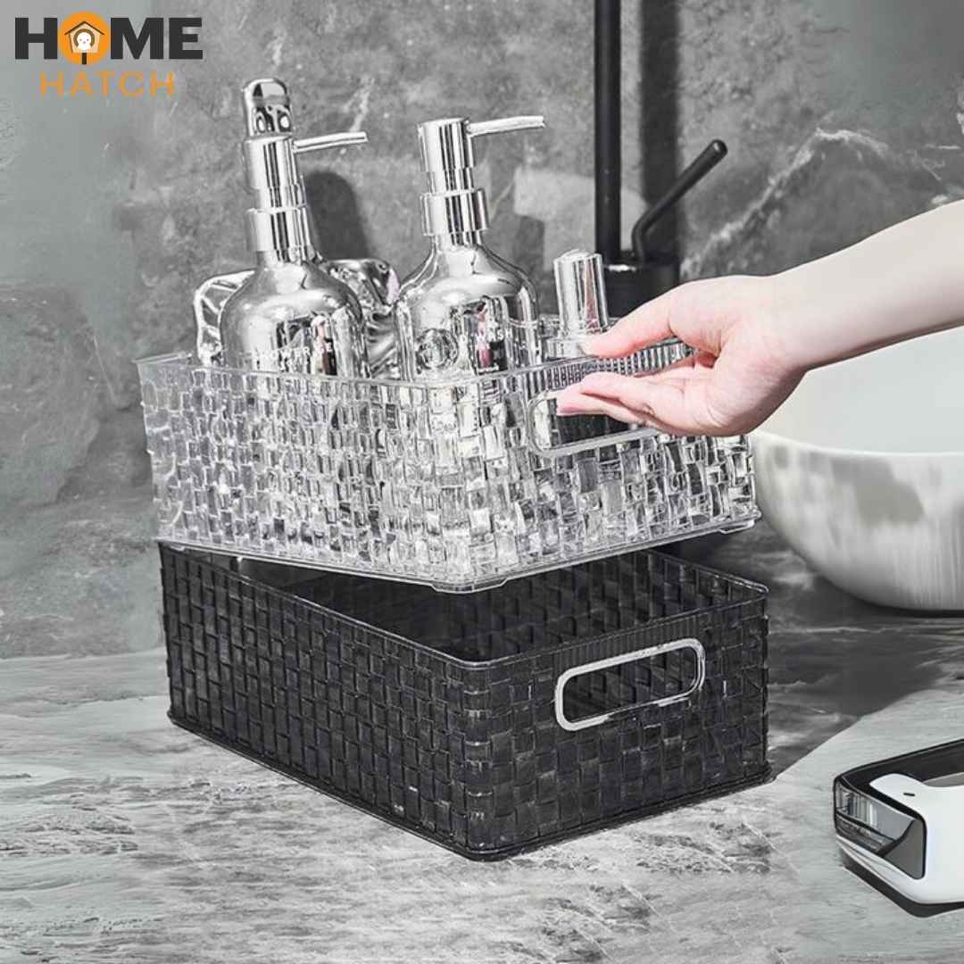 Acrylic Makeup and Perfume Organizer Basket