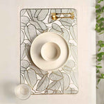 VON CASA GoldenPVC Table Mats | Placemats