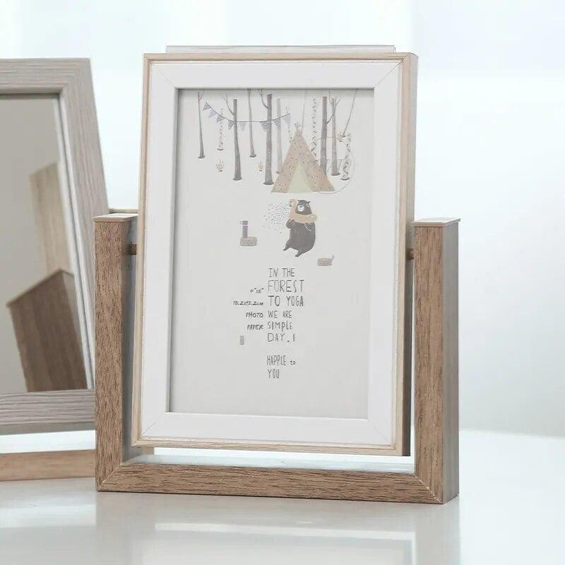 Rotating Vertical Mirror Photo Frame | Home Décor - HomeHatchpk