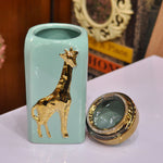 Ceramic Animal Motif Candy Jar | Ginger Jar | Center Piece