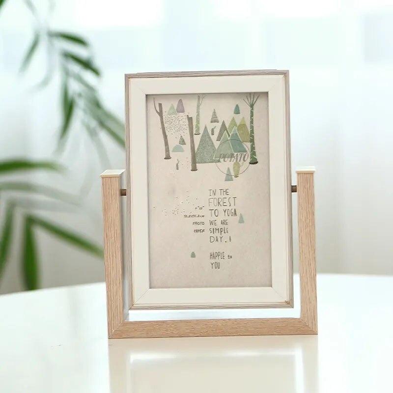 Rotating Vertical Mirror Photo Frame | Home Décor - HomeHatchpk