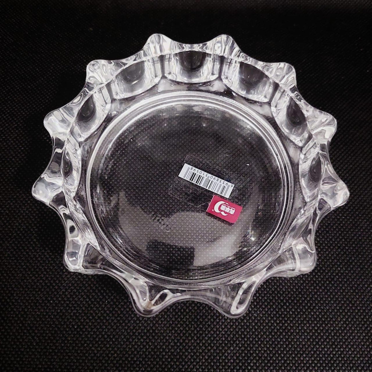Crystal Glass Ashtray - HomeHatchpk