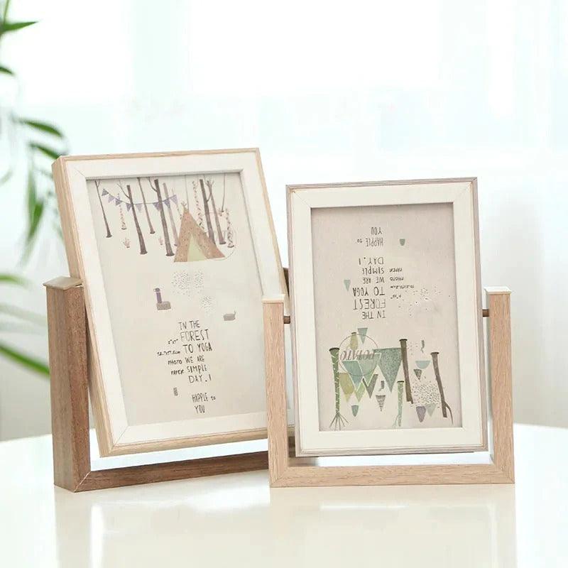 Rotating Vertical Mirror Photo Frame | Home Décor - HomeHatchpk