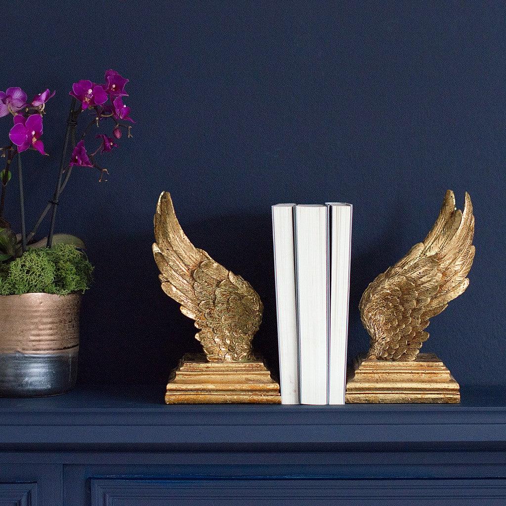Golden Wing Bookends | Home Décor - HomeHatchpk