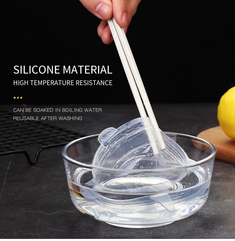 6 Pcs Reusable Silicone Stretch Lids | Kitchen Accessories - HomeHatchpk