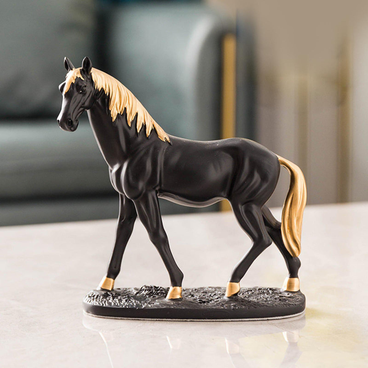 Standing Horse Statue | Figurine | Home Décor - HomeHatchpk