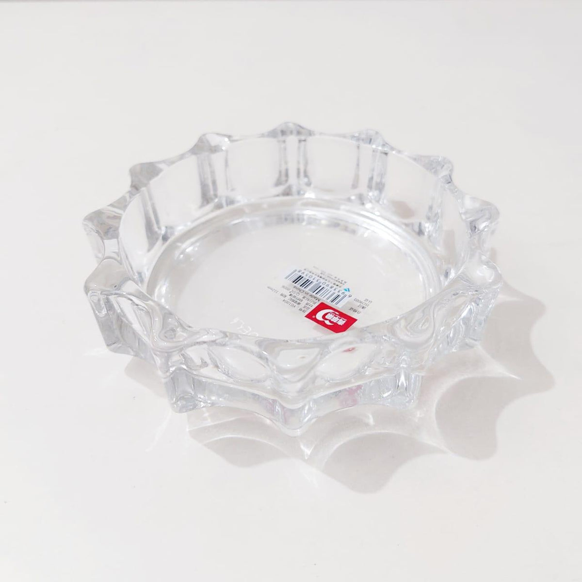 Crystal Glass Ashtray - HomeHatchpk