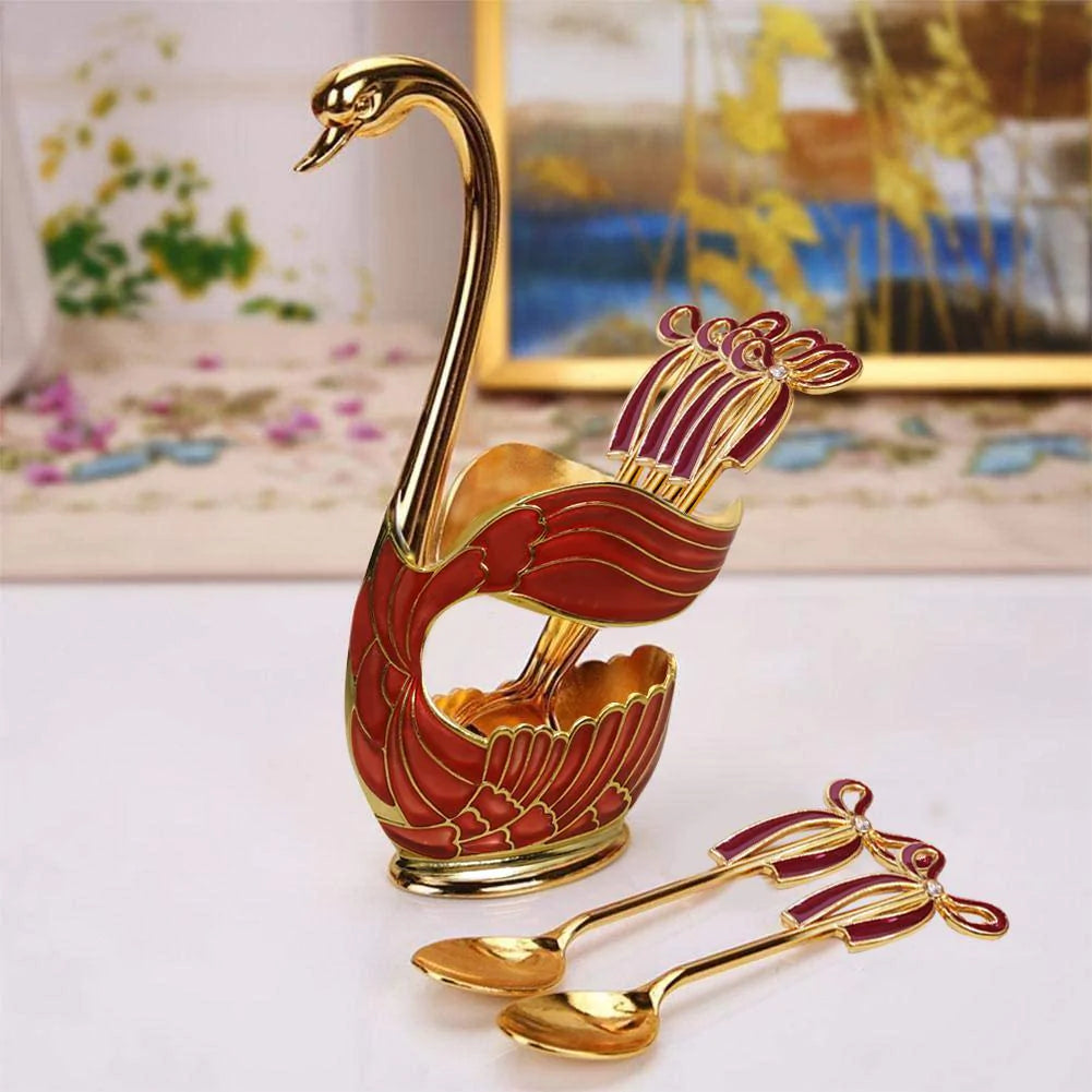 Swan Spoon Set | Tableware - HomeHatchpk