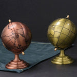 Retro Rotating Globe Metal Model | Home Décor - HomeHatchpk