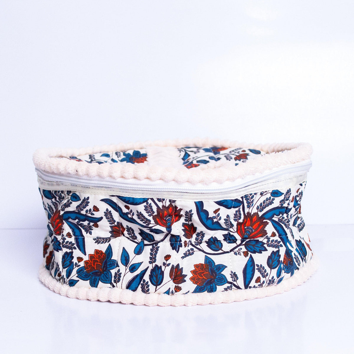 Floral Pattern Round Naan/Roti Box - HomeHatchpk
