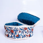 Floral Pattern Round Naan/Roti Box - HomeHatchpk