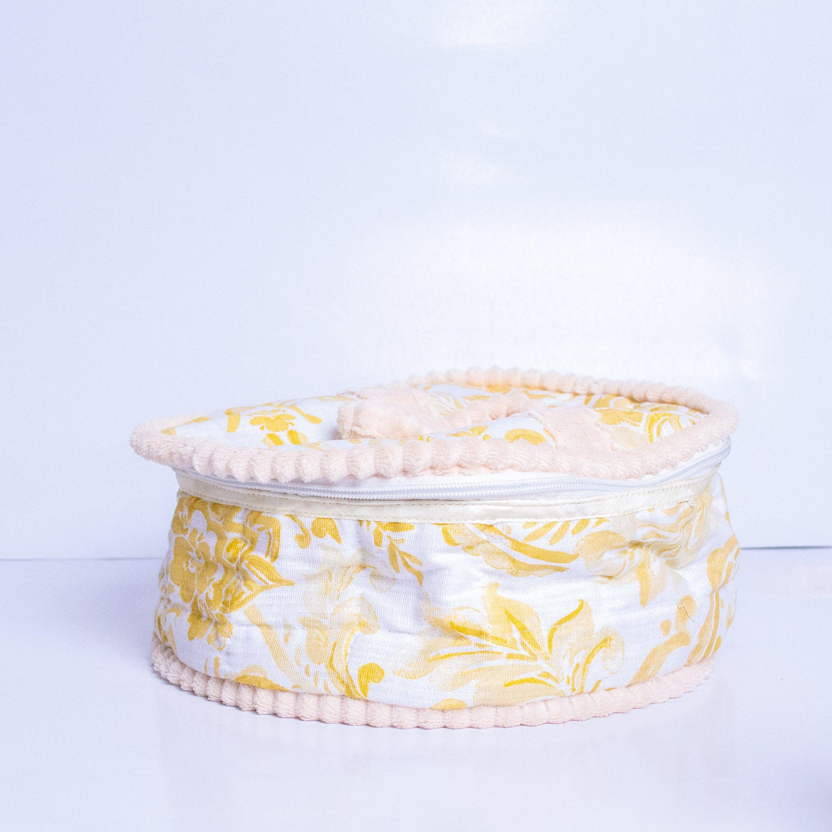 Floral Pattern Round Naan/Roti Box - HomeHatchpk
