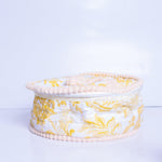Floral Pattern Round Naan/Roti Box - HomeHatchpk