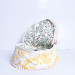 Floral Pattern Round Naan/Roti Box - HomeHatchpk