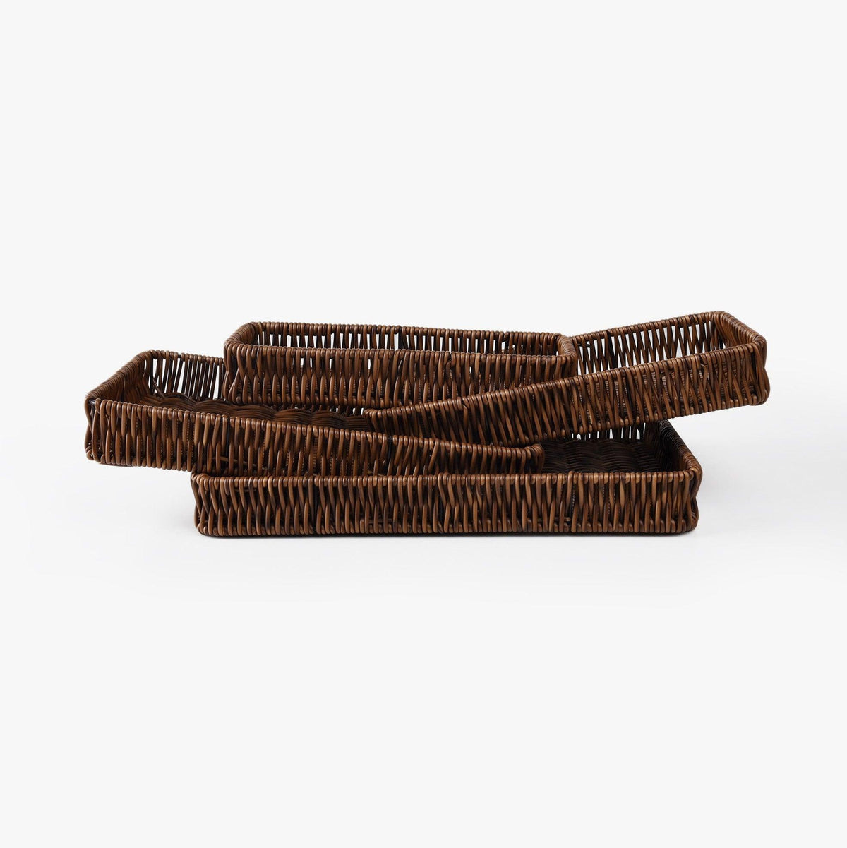 Rectangular Wicker Nested Basket Set - HomeHatchpk