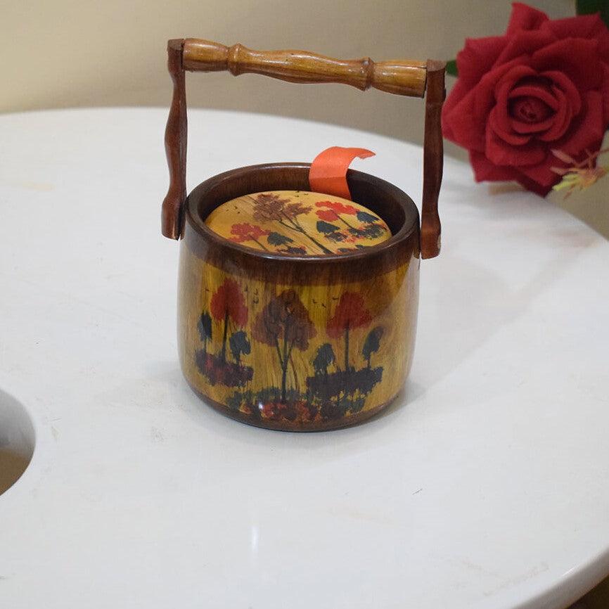 Hand Painted Wooden Coasters | Set of 6 - HomeHatchpk