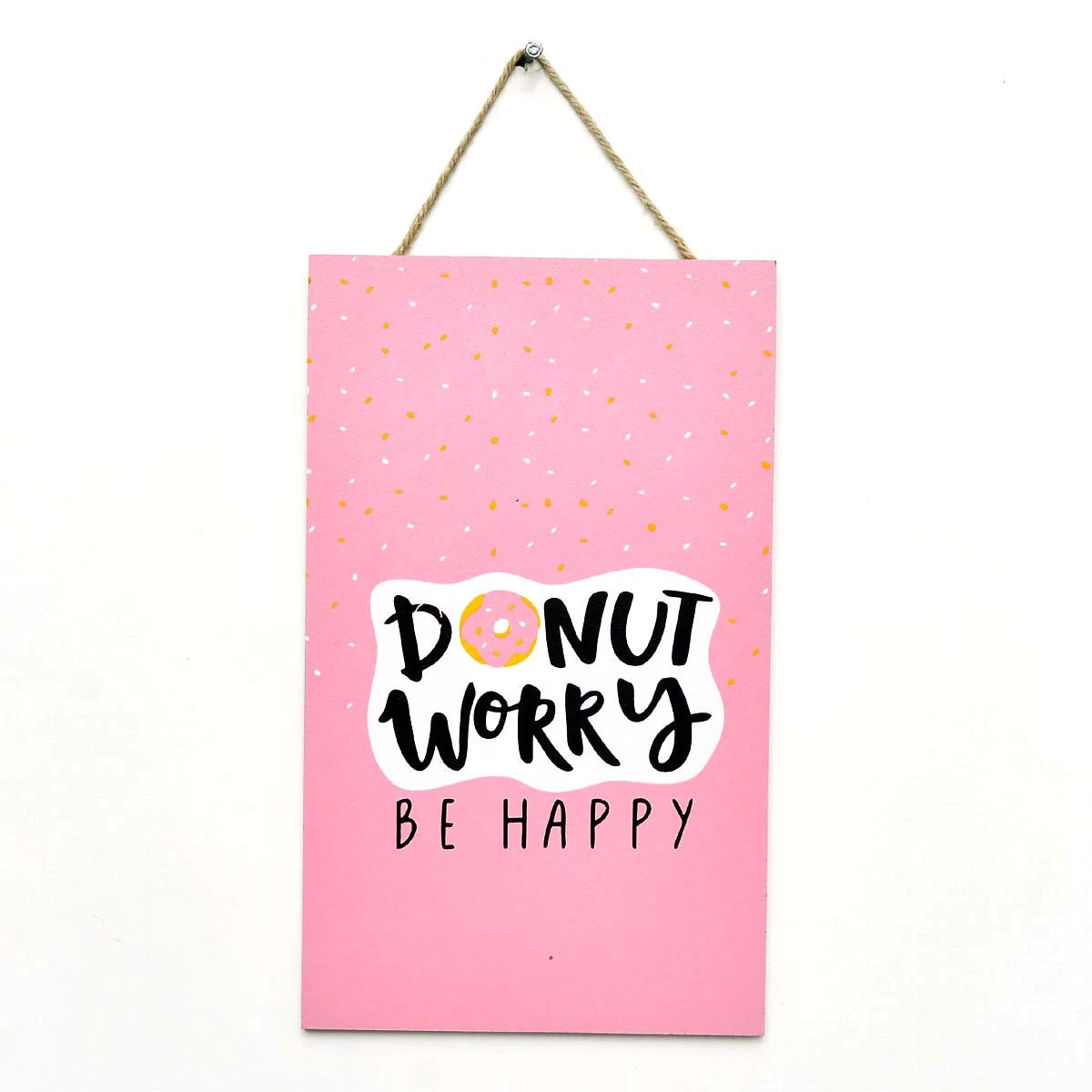 "Donut Worry" Wall Art | Wall Décor - HomeHatchpk