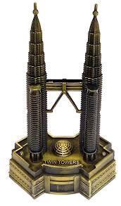 Petronas Twin Towers Metal Model | Home Décor - HomeHatchpk