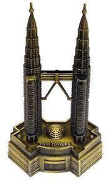 Petronas Twin Towers Metal Model | Home Décor - HomeHatchpk