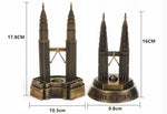 Petronas Twin Towers Metal Model | Home Décor - HomeHatchpk