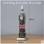 Big Ben Clock Tower Metal Model With Working Clock | Home Décor - HomeHatchpk