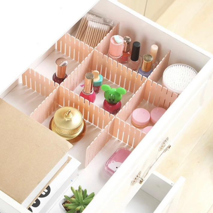 AdjustableDrawer Separator | Drawer Organizer - 4 Pcs - HomeHatchpk
