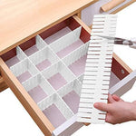 AdjustableDrawer Separator | Drawer Organizer - 4 Pcs - HomeHatchpk