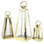 3pcs - Modern Stainless Candle Lantern | Home Décor - HomeHatchpk