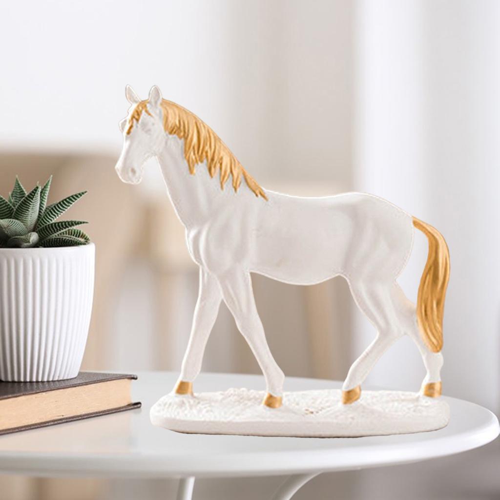 Standing Horse Statue | Figurine | Home Décor - HomeHatchpk
