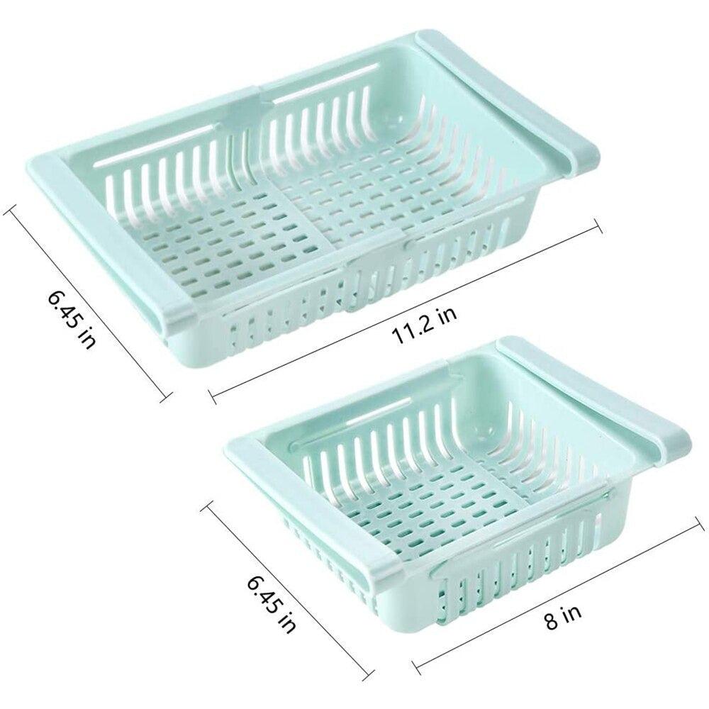 Adjustable Fridge Storage Basket | Organizer | Kitchen Accessories - HomeHatchpk