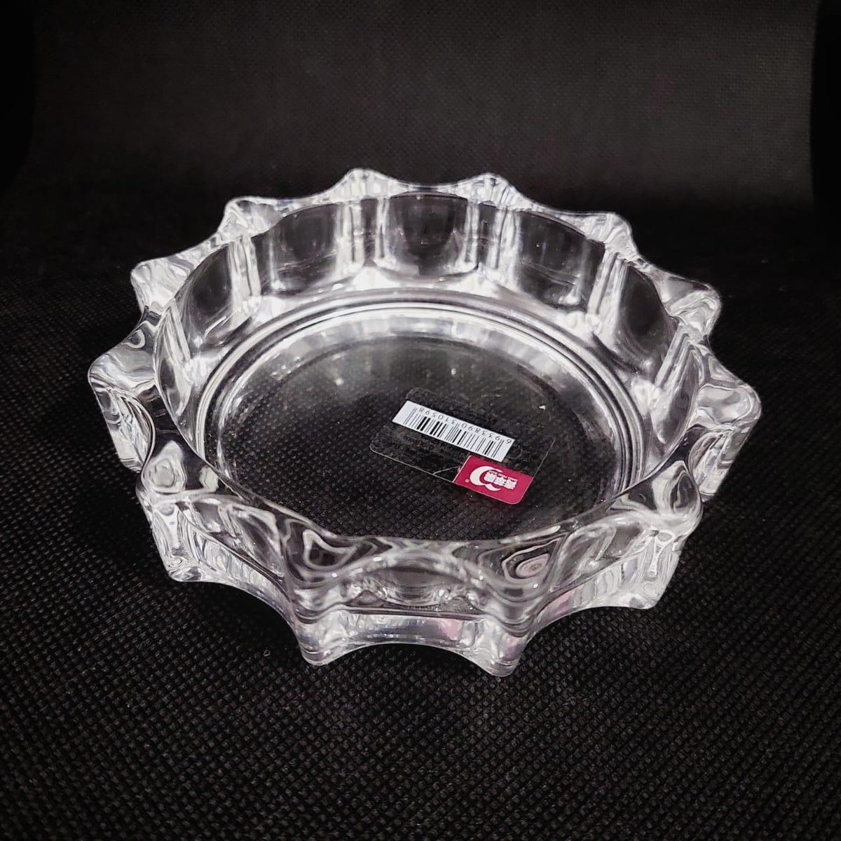 Crystal Glass Ashtray - HomeHatchpk
