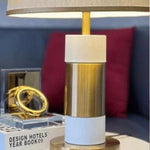 White and Gold Lamp | Home Décor