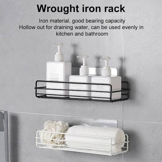 Metal Wall Mounted Organizer Shelf | Shower Caddy