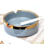 Emerald Green Porcelain Ashtray - HomeHatchpk