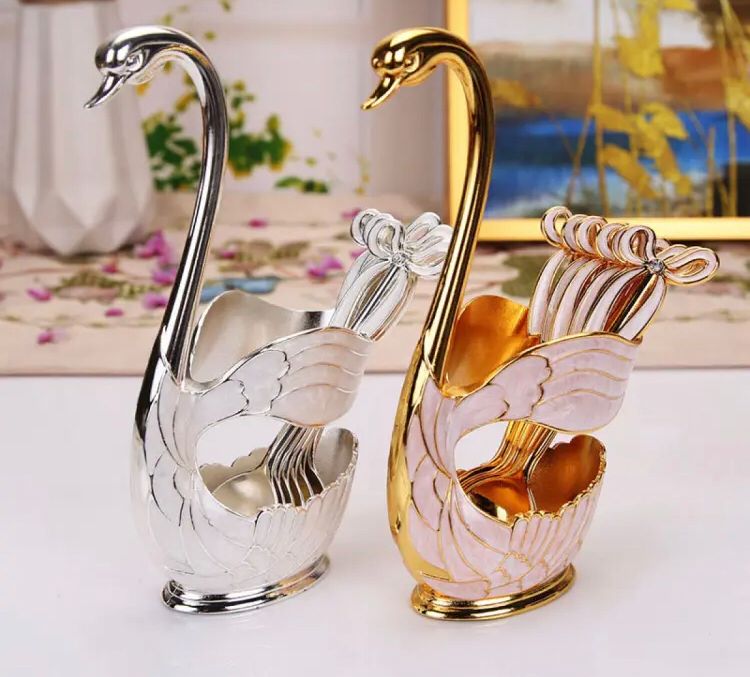 Swan Spoon Set | Tableware - HomeHatchpk