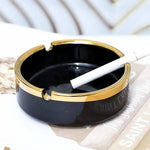 Emerald Green Porcelain Ashtray - HomeHatchpk