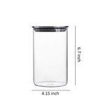 3Pcs Steel Lid Airtight Glass Storage Containers/Jars - HomeHatchpk