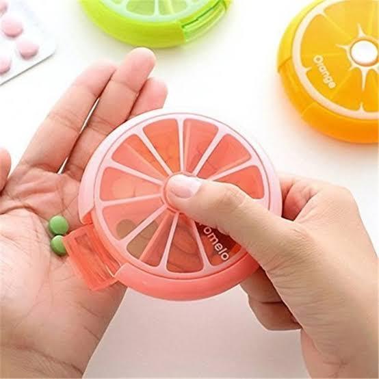 Rotating Fruit Pill Box | Medicine Organiser Container | Health Care - HomeHatchpk