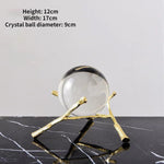 Nordic Style Crystal Ball Ornament | Center Piece - HomeHatchpk