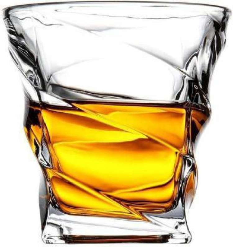 Delisoga Swirl Transparent Drinking Glass - Set of 6 - Home Hatch